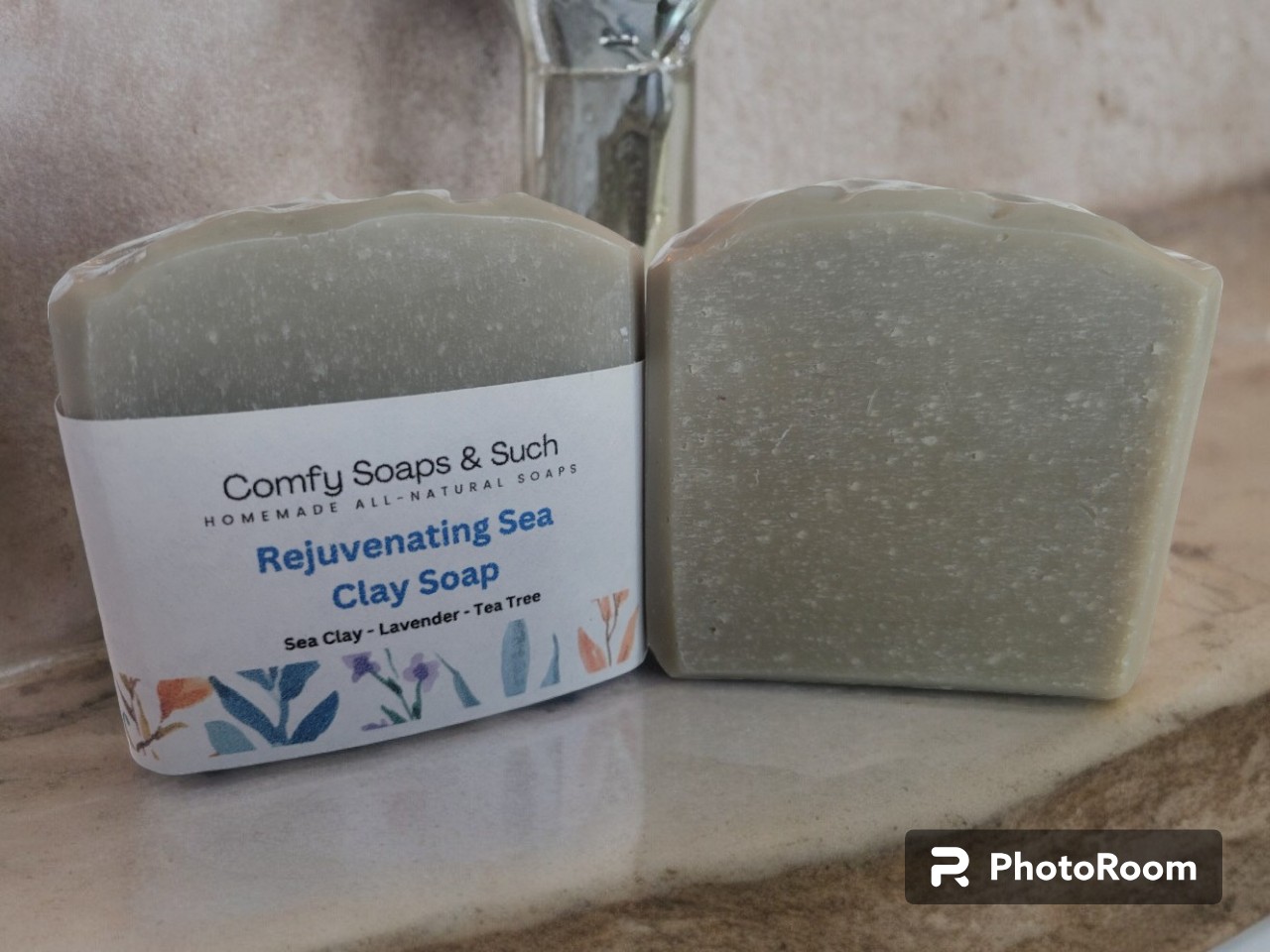 Rejuvenating sea clay soap