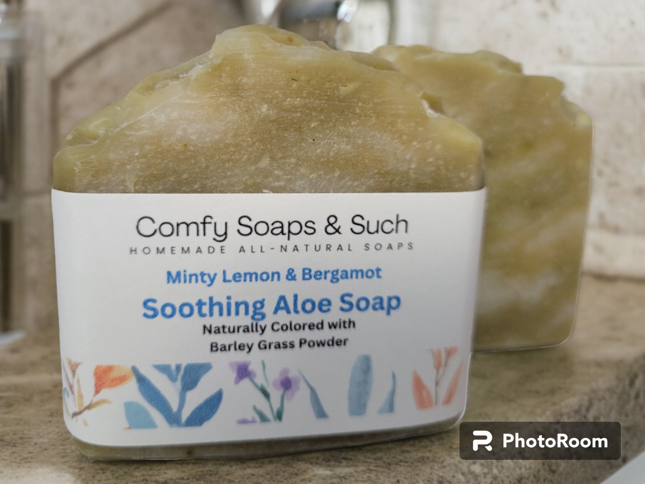 Soothing Aloe Vera Soap with Sweet Barley Grass