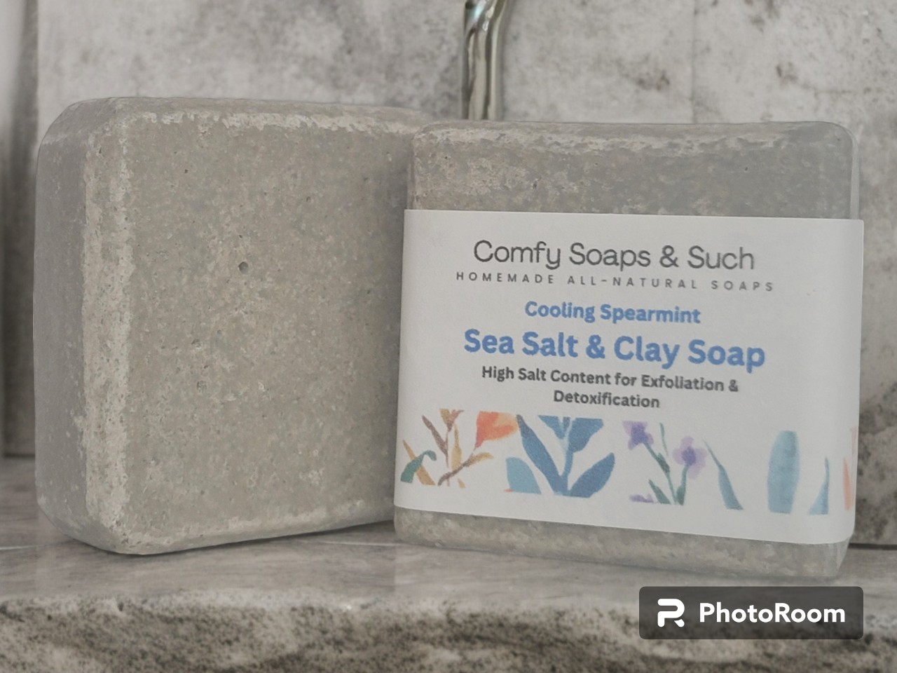 Sea Clay Cooling Spearmint Salt Soap