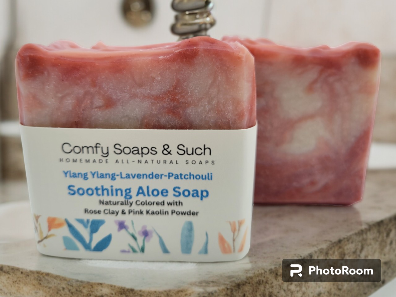 Soothing Aloe Vera Soap with Ylang Ylang Lavender and Patchouli