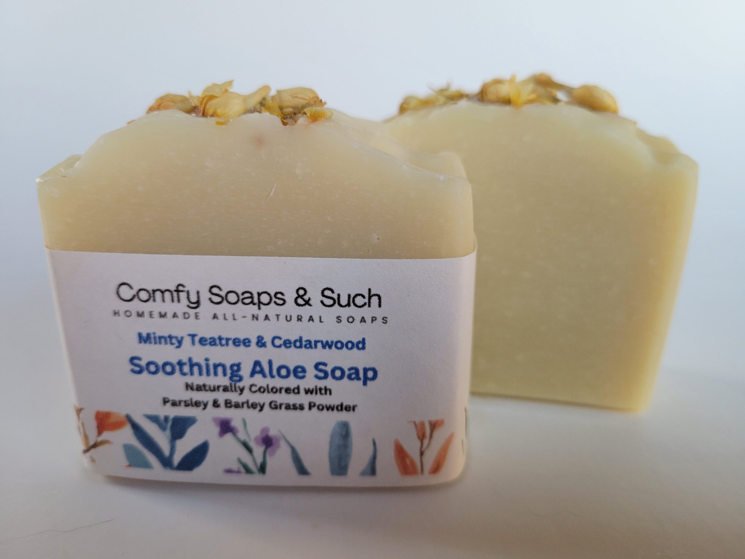 Handmade Aloe Vera Soap with Avocado oil and sweet barley grass